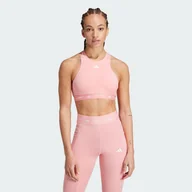 Bielizna sportowa damska - Biustonosz Techfit Medium-Support High-Neck - miniaturka - grafika 1