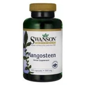 Suplementy naturalne - SWANSON Mangostan Mangosteen 500mg 100 kapsułek - miniaturka - grafika 1