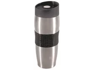 Kubki termiczne - Kubek termiczny AMBITION Black z podwójną ścianką 380ml - miniaturka - grafika 1