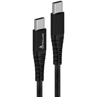 Kable USB - Kabel USB Typ C - USB Typ C EXTRALINK Smart Life Cable 100W 2m Czarny - miniaturka - grafika 1