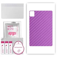 Akcesoria do tabletów i e-booków - folia naklejka skórka strukturalna na TYŁ do Blackview Tab 70 WiFi - Carbon Fioletowy - apgo SKINS - miniaturka - grafika 1