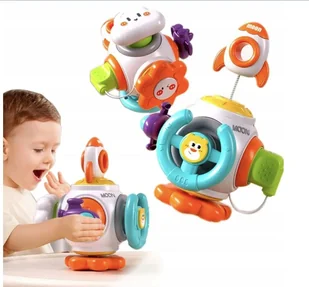 Zabawka Snesoryczna 6 w 1 Motoryczna Edukacyjna Dla Niemowląt - Zabawki interaktywne dla dzieci - miniaturka - grafika 1