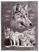 Koce - Koc Elway 160x210 wilki - miniaturka - grafika 1