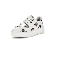Sneakersy damskie - Damskie Sneakersy GUESS DENESA4 FLPDS4FAL12-WHBLK – Biały - miniaturka - grafika 1