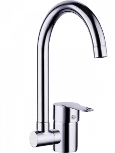 LAVEO BLD 06LD LILA Bateria zlewozmywakowa stojąca ze składaną wylewką U Jednouchwytowa Sposób montażu: stojący Głowica: 40 mm Zasięg wylewki: 183 mm Wykończenie: chrom - Baterie kuchenne - miniaturka - grafika 1