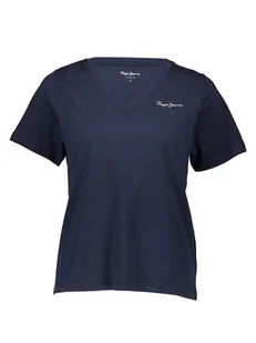 Pepe Jeans Koszulka w kolorze granatowym - Koszulki i topy damskie - miniaturka - grafika 1