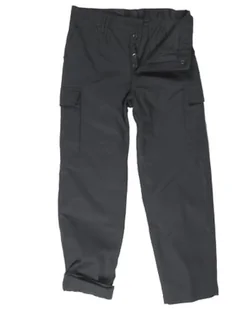 Mil-Tec BW MOLESKINHOSE THERMO męskie spodnie 60 11321002-060 czarne - Spodnie męskie - miniaturka - grafika 1