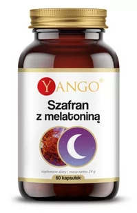Yango Szafran z melatoniną - suplement diety 90 kaps. - Układ nerwowy - miniaturka - grafika 1