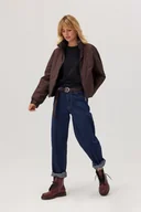 Kurtki damskie - Kurtka pikowana Camper brązowa - miniaturka - grafika 1