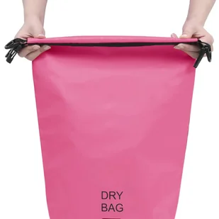 VidaXL Lumarko Worek wodoszczelny, różowy, 10 L, PVC 92772 VidaXL - Akcesoria turystyczne - miniaturka - grafika 1