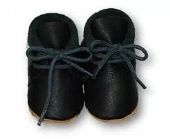 Buty dla dziewczynek - Ekotuptusie Mokasyny Czerń Buciki,Paputki Roz.17 - grafika 1