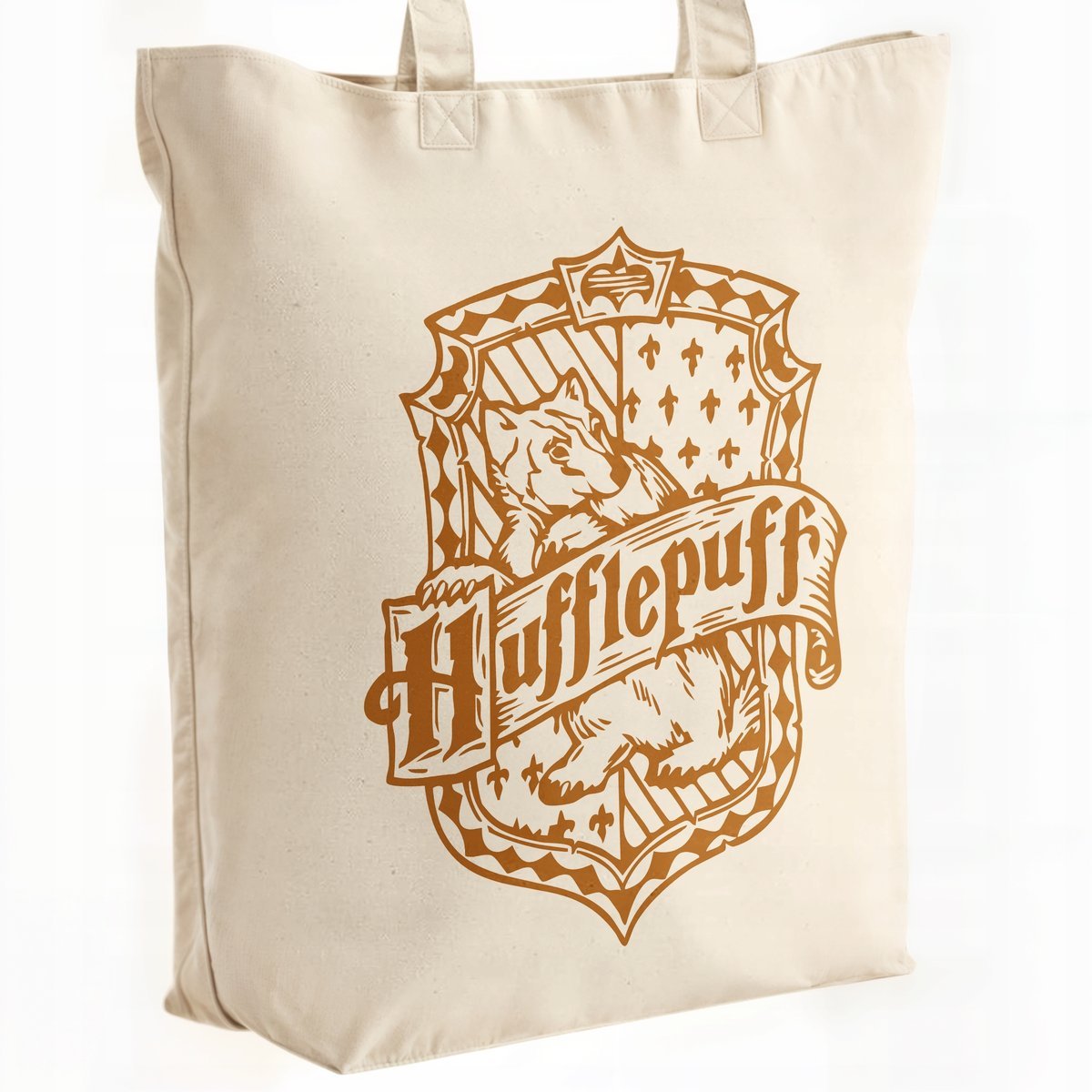 Torba bawełniana premium Harry Potter Hufflepuff Dla Fanów Prezent