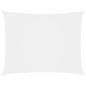 Parasole ogrodowe - VidaXL Żagiel ogrodowy z tkaniny Oxford, prostokątny, 2x4 m, biały 135257 VidaXL - miniaturka - grafika 1