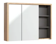 Szafki łazienkowe - Szafka łazienkowa z lustrem H9-S74 - miniaturka - grafika 1