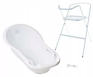 WANIENKA DLA DZIECKA WANNA TEGA BABY ZESTAW 3w1 WANNA + KOREK + STOJAK - Wanienki dla dzieci - miniaturka - grafika 1