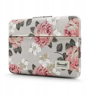Torby na laptopy - Etui do Laptopa 13-14" Canvaslife White Rose - miniaturka - grafika 1