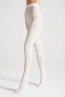 Rajstopy - SATIN 40 Rajstopy Kryjące Dostępne 52 kolory bianco 6 - XXL Veneziana - miniaturka - grafika 1