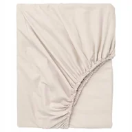 Prześcieradła - IKEA DVALA PRZEŚCIERADŁO Z GUMKĄ BEŻOWY 80x200 CM - miniaturka - grafika 1