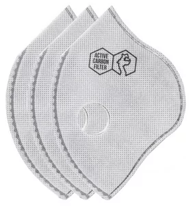 Filtr N99 z aktywnym węglem do maski Sport II AC 3-pak Dragon - M/L - Maseczki antysmogowe - miniaturka - grafika 1