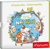 Kolorowanki, wyklejanki - Monumi KSIĄŻECZKA HARMONIJKA - Zwierzaki na wsi - Edukacyjna Kolorowanka Ucz Się Bawiąc - miniaturka - grafika 1
