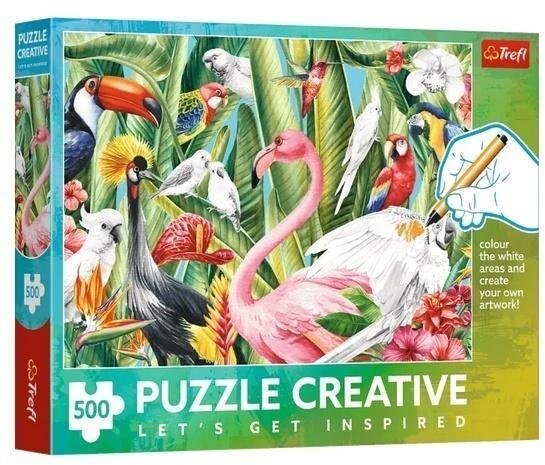 Trefl Puzzle 500 Rajskie ptaki