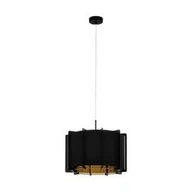 Lampy sufitowe - Eglo Pineta 98342 lampa wisząca zwis oprawa 1x40W E27 czarna/złota - miniaturka - grafika 1