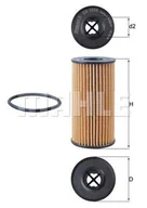 Filtry oleju - Filtr oleju Mahle OX 1308D - miniaturka - grafika 1