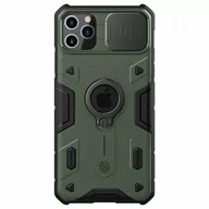 Etui i futerały do telefonów - Nillkin Etui CamShield Armor Case iPhone 11 Pro Max, zielone 6902048196773 - miniaturka - grafika 1