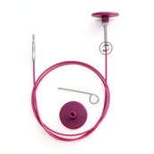 Pasmanteria - żyłka do drutów 80cm KNITPRO obrotowa 360 ° - miniaturka - grafika 1