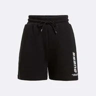 Spodenki damskie - Damskie Spodenki GUESS CAMILLA SHORT V2GD08FL04P-JBLK – Czarny - miniaturka - grafika 1