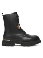 Botki damskie - Patrizia Pepe Trzewiki PPJ977.31 Czarny - miniaturka - grafika 1