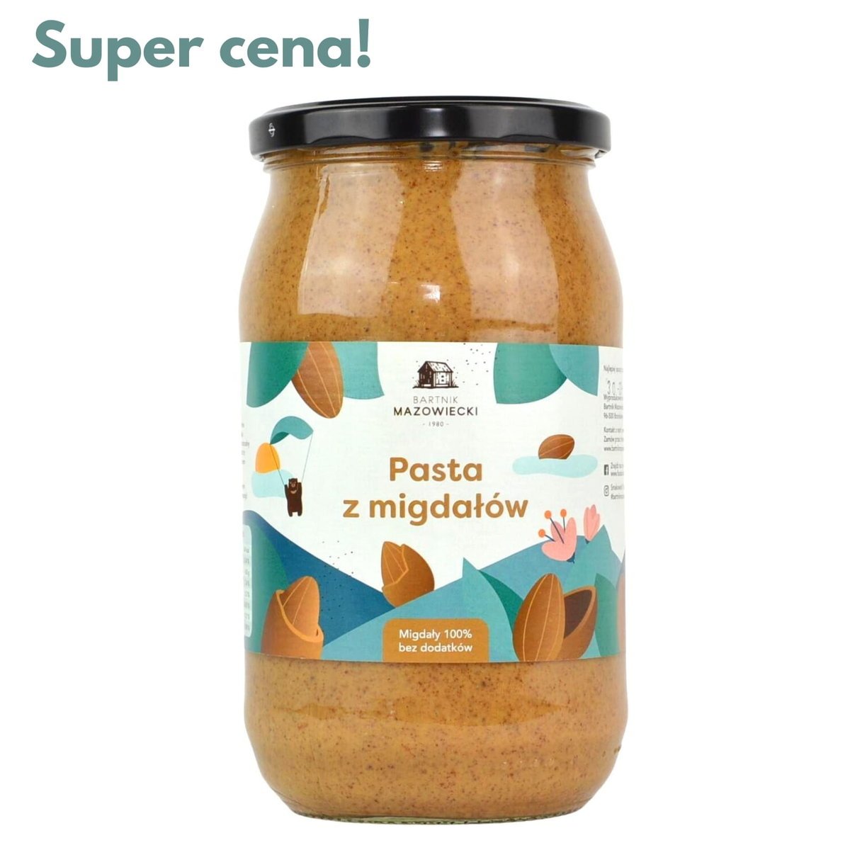 Pasta z migdałów 800g / Bartnik Mazowiecki