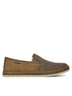 Półbuty męskie - Rieker Espadryle B5265-65 Beżowy - miniaturka - grafika 1