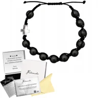 Bransoletki - Różaniec Bransoletka z Perłami Pearls Damski Męski Prezent ŻYCZENIA GRATIS - miniaturka - grafika 1