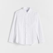 Koszule męskie - Reserved - Koszula slim fit - Biały - miniaturka - grafika 1