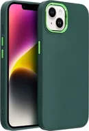 Etui i futerały do telefonów - OEM Futerał FRAME do IPHONE 7 / 8 / SE 2020 / SE 2022 zielony - miniaturka - grafika 1