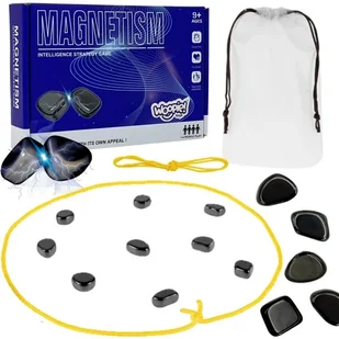 WOOPIE Gra Kamienie Magnetyczne w Sznurku 27 el. - Place zabaw - miniaturka - grafika 1