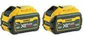 Akumulatory do elektronarzędzi - DeWalt DCB546T2 akumulator 18/54V 6,0/2,0Ah Li-Ion FlexVolt 2 sztuki - miniaturka - grafika 1