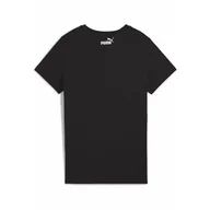 Koszulki sportowe damskie - Damska koszulka PUMA SPORT z grafiką PUMA Black - miniaturka - grafika 1