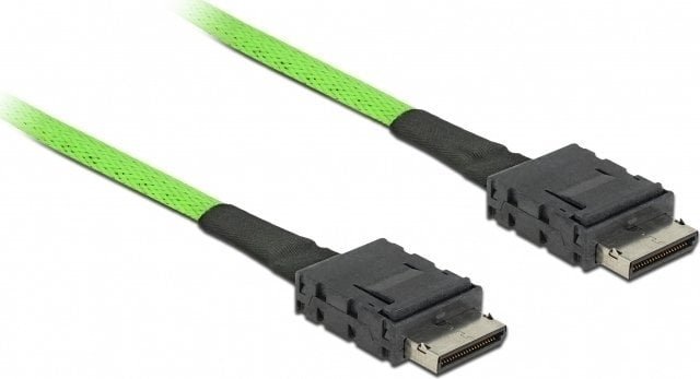 Delock DeLOCK cable OCuLink PCIe SFF-8611 > OCuLink SFF-8611 light green, 1 meter