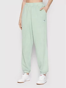 Reebok Spodnie dresowe Natural Dye HB8645 Zielony Relaxed Fit - Spodnie sportowe damskie - miniaturka - grafika 1