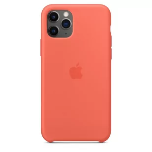 Silikonowe etui APPLE do iPhone 11 Pro Max, mandarynkowy - Etui i futerały do telefonów - miniaturka - grafika 1