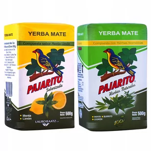 Yerba Mate Pajarito Limon + Hierbas 2 x 500g 1kg - Yerba Mate - miniaturka - grafika 1