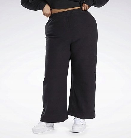 REEBOK SPODNIE DRESOWE DAMSKIE CZARNE DŁUGIE XXL 0AXB4_A* TŁA