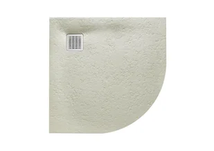 Brodzik Półokrągły Roca Terran 90X90X2,8 Fi 90 Mm Szary Kompozytowy Ap10538438401300 - Brodziki prysznicowe - miniaturka - grafika 1