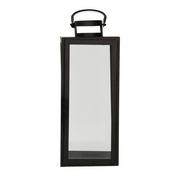 Dekoracje domu - Dekoria pl pl Lampion metalowy Elegance black wys 42cm 16 × 17 × 42 cm 810-694 - miniaturka - grafika 1
