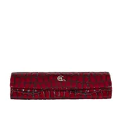 Portfele - Etui na okulary Canaletto z naturalnej skóry tłoczonej na wzór krokodyla – ochrona i luksusowy styl ED107s96 - miniaturka - grafika 1