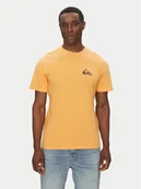 Koszulki męskie - Quiksilver T-Shirt EQYZT08042 Pomarańczowy Regular Fit - miniaturka - grafika 1