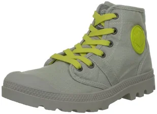 Palladium Pampa Hi Cvs F, damskie botki, szary - szary 248 Vapor Metal Yellow - 36 EU - Botki damskie - miniaturka - grafika 1