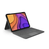 Pozostałe akcesoria do telefonów - Logitech Folio Touch for iPad Air (4th generation) Szary Smart Connector AZERTY Francuski - miniaturka - grafika 1